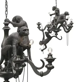 The monkey chandelier